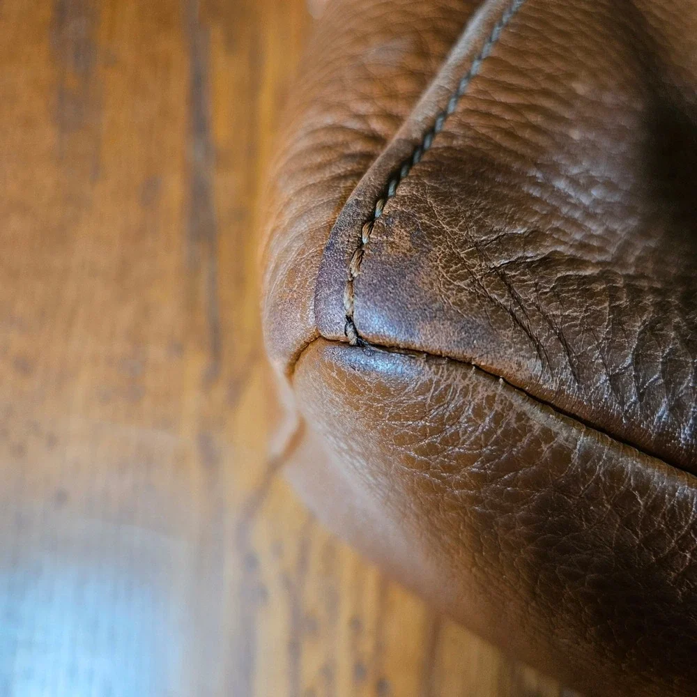 Fossil Brown Leather Satchel Handbag Crossbody Bag Purse Key Accent‎